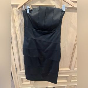 White House black market strapless dress